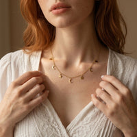Moon Star Charm Necklace