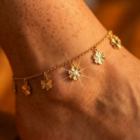 Clover Chain Anklet