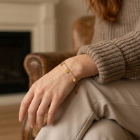 Star Moon Charm Bracelet