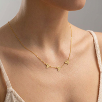 Multiple Heart Necklace