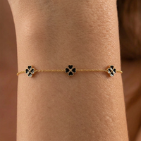 Black Clover Heart Bracelet