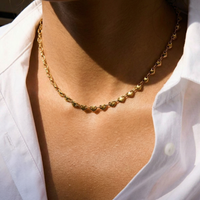 Mini Heart-Shaped Buckle Necklace