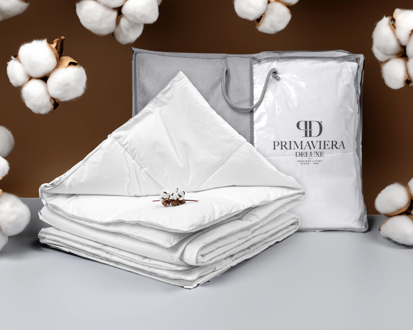 Percale Cotton Touch Sommer-Dekbed Weiß – Luxuriöser Schlafkomfort für warme Nächte
