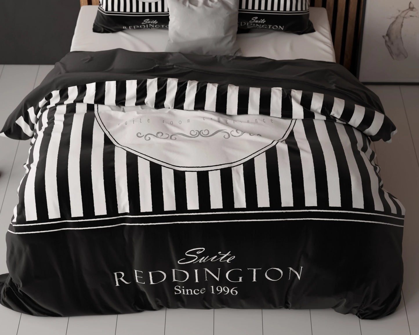 Reddington Zwart Dekbedovertrek