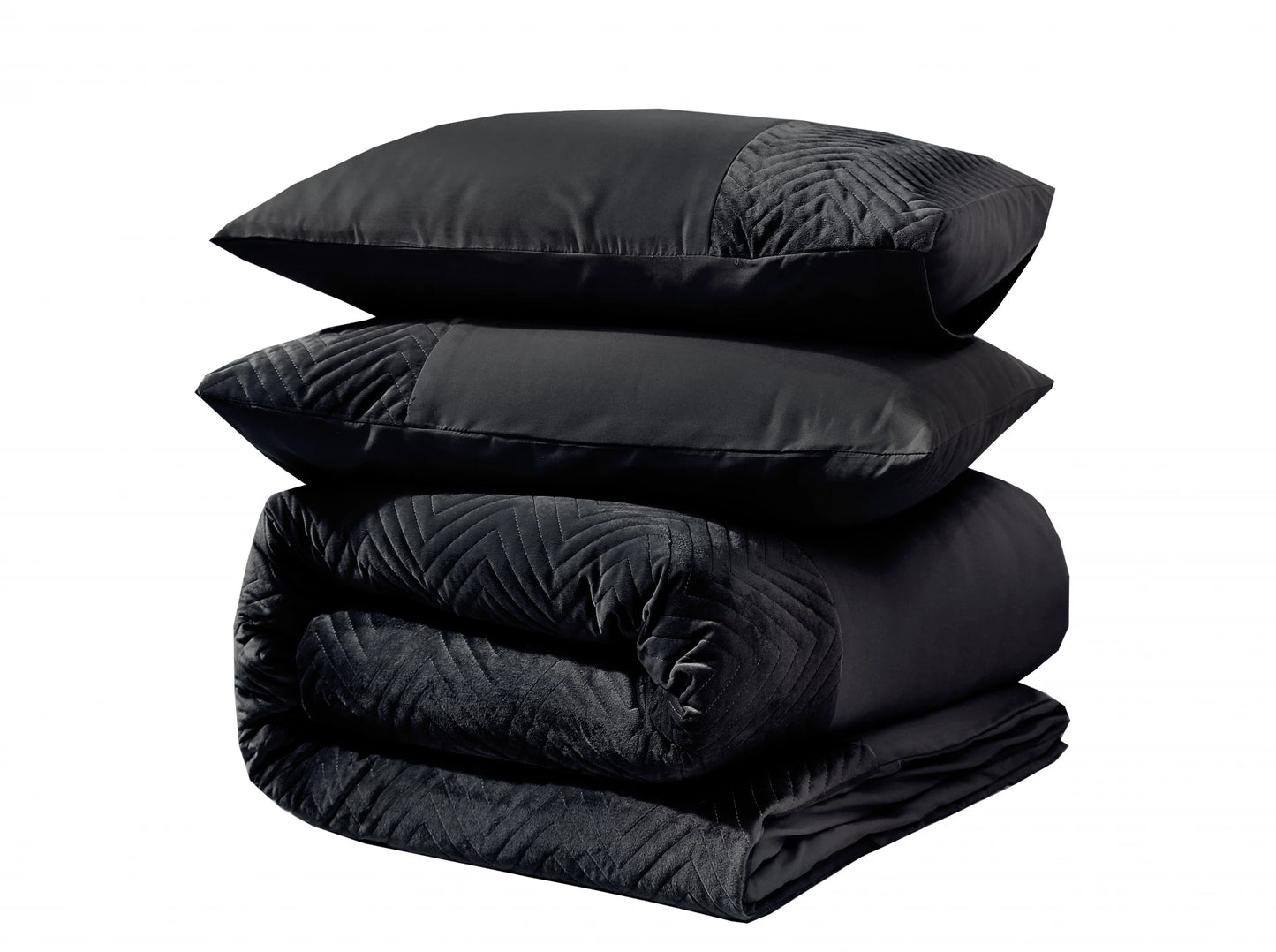Velvet Crossline Zwart Dekbedovertrek