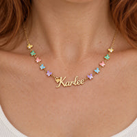 Butterfly Name Necklace