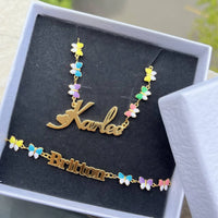 Butterfly Name Necklace
