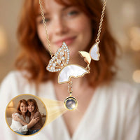 Butterfly Photo Necklace