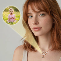 Butterfly Photo Necklace