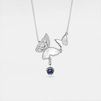 Butterfly Photo Necklace