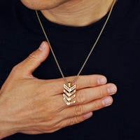 Chevron Name Necklace