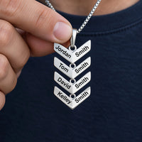 Chevron Name Necklace
