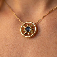 Compass Photo Necklace