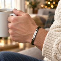 Engraved Rope ID Bracelet