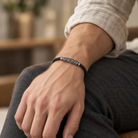 Filigree Leather Bracelet