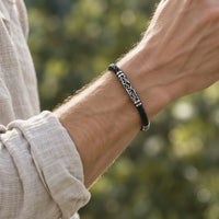 Filigree Leather Bracelet