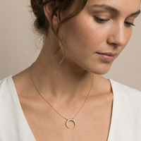 Horn Pendant Necklace