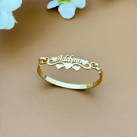 Heart Name Bangle