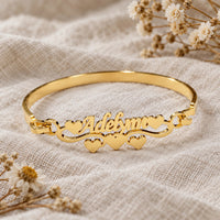 Heart Name Bangle