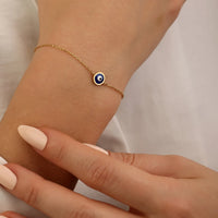 Dainty Evil Eye Bracelet