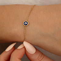 Dainty Evil Eye Bracelet