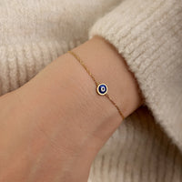 Dainty Evil Eye Bracelet