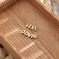 Bubble Name Necklace