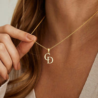 Personalised Double Initial Necklace
