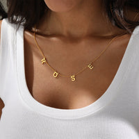 Personalised Letter Name Necklace