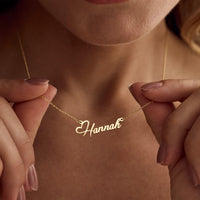 Custom Heart Name Necklace
