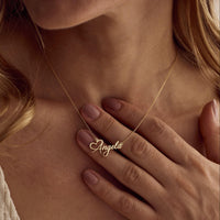 Custom Heart Name Necklace