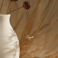 Custom Heart Name Necklace