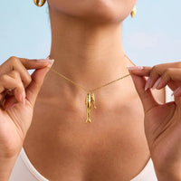 Minimalist Fish Necklace