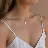Personalised Necklace With Pin