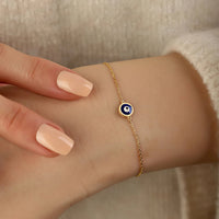 Dainty Evil Eye Bracelet