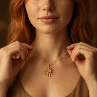 Spiral Sun Necklace