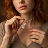 Spiral Sun Necklace