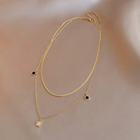 Layered Star Charm Necklace