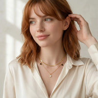 Layered Star Charm Necklace