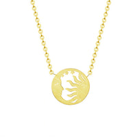 Sun and Moon Necklace