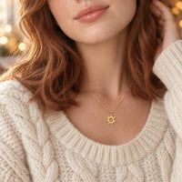 Sun Pendant Necklace