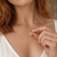 Sun Pendant Necklace