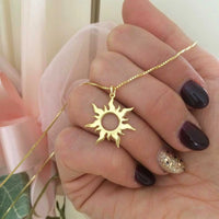 Sun Pendant Necklace
