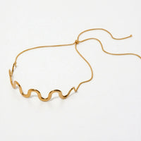 Wave Choker Necklace