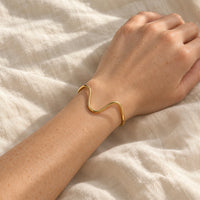 Wave Cuff Bracelet