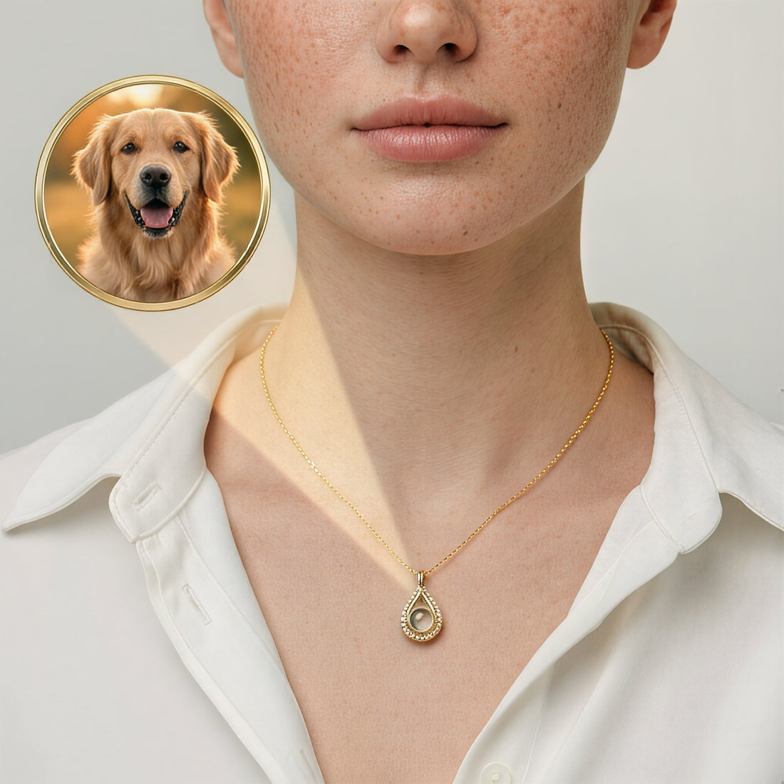 Photo Projection Necklace