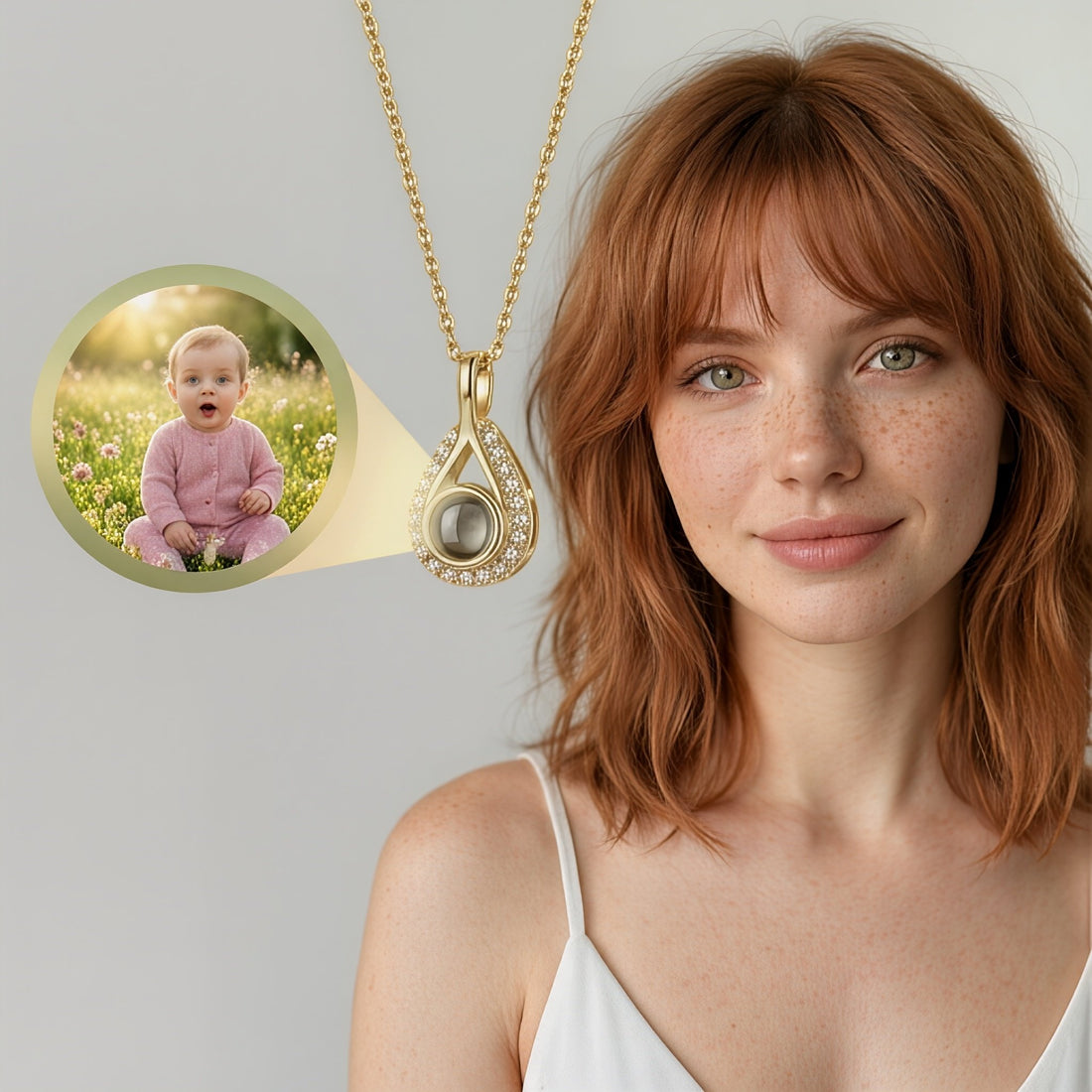 Photo Projection Necklace