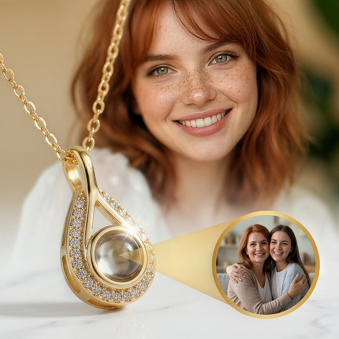 Photo Projection Necklace