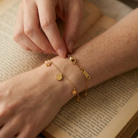 Star Moon Charm Bracelet