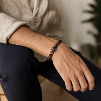 Wolf Tiger Eye Bracelet